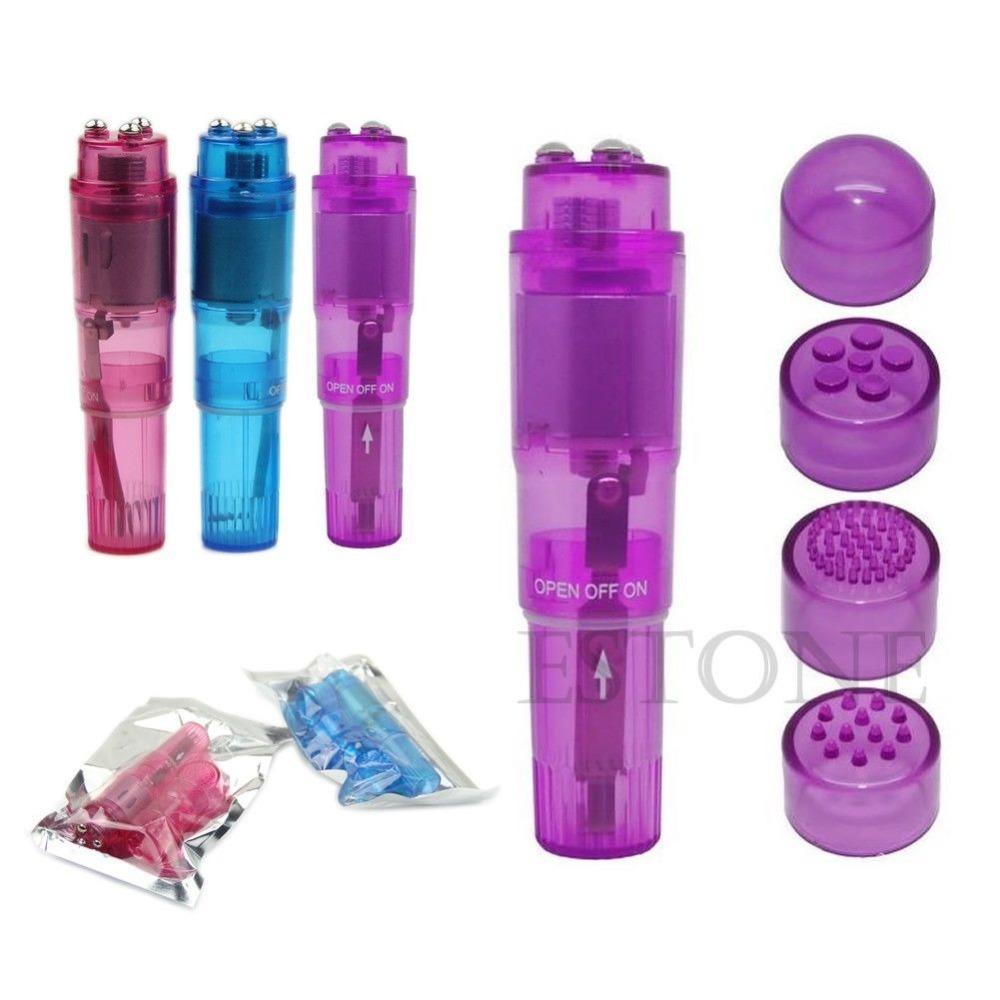 1PC Supre Mini Vibrator female Full Body Massager Relieve Stress Travel Pocket Rocket 3Colors