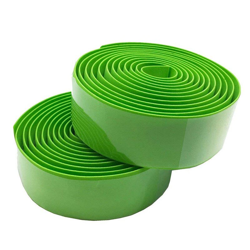 2 stk cykelstyr bælte cykel cykel styr tape wrap med 2 bar stik cykel cykel rem: Grøn