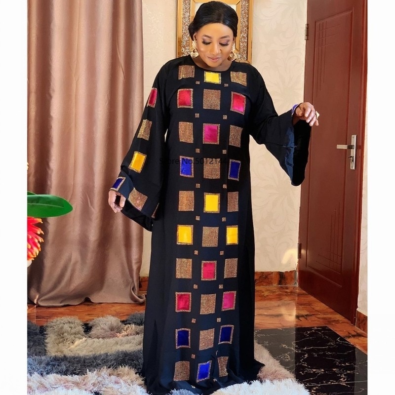 South African Dress For Women Dashiki Vetement Femme Robe Africaine Bazin Ankara Ladies Dress