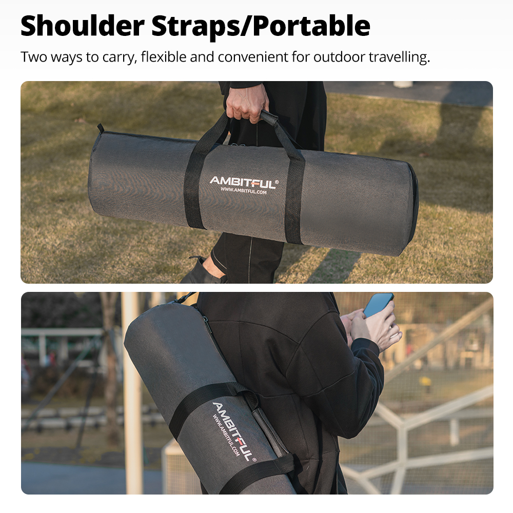 AMBITFUL Draagtas TB PRO 50/60/70//80/90/100/110/120/130/140 cm Gewatteerde Camera Monopod Statief Case Draagbare Schouderbanden