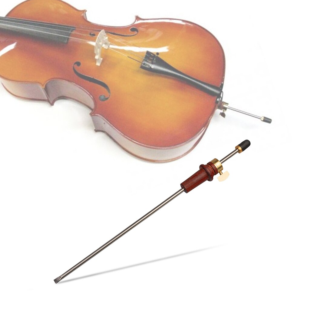 Lommi Verstelbare Cello Eindpin Anker Antislip W/O-Ring Stopper Dikke Pad Anti-Kras Spons 4/4 Cello Snaren Tailrod Endpin: Cello Endpin 3