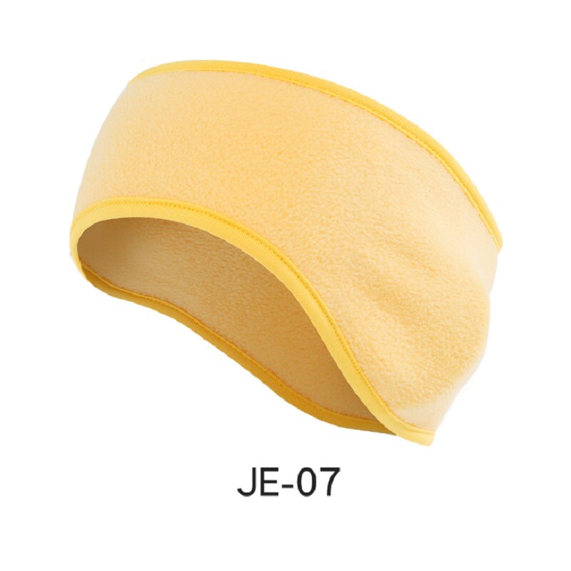 Hiver unisexe Ski cache-oreilles, polaire laine bandeau en cours d'exécution cyclisme Sport élastique foulard cache-oreilles cache-oreilles: Yellow