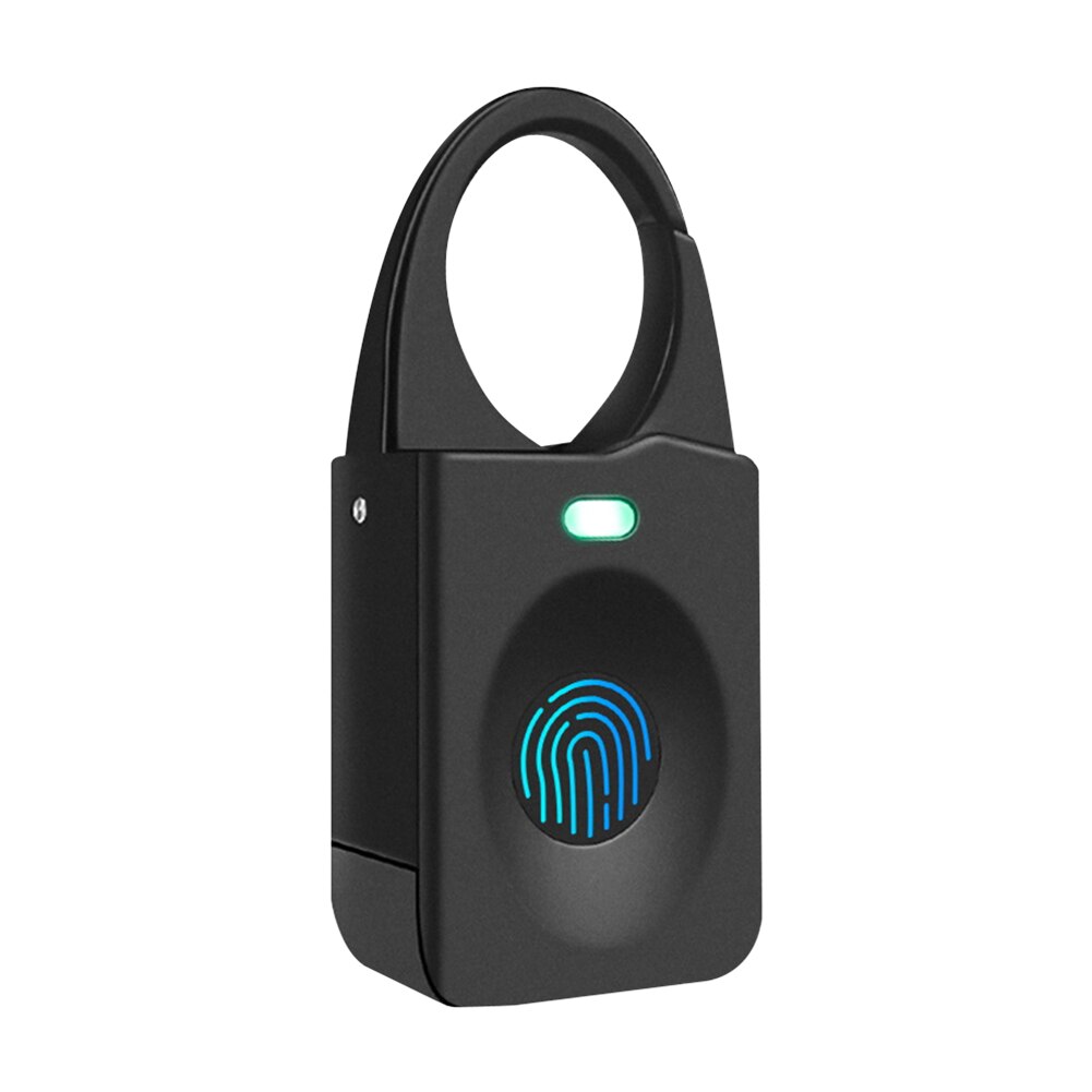 Digital Portable Small Gym Water Resistant Bag Backpack Keyless Fingerprint Padlock For Luggage School USB Rechargeable Suitcase
