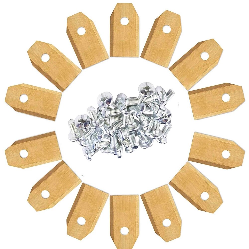 0.75Mm Gazon Robot Blade Silver Gold Gazon Mover Vervanging Mes Voor Gardena Husqvarna Automower Yardforce Tuingereedschap