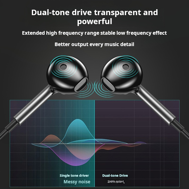 2025 nowy zestaw słuchawkowy XIAOMI dźwięk przestrzenny radio Hifi słuchawki przewodowe 3.5mm/type-c douszne słuchawki sportowe do gier z mikrofonem słuchawki douszne