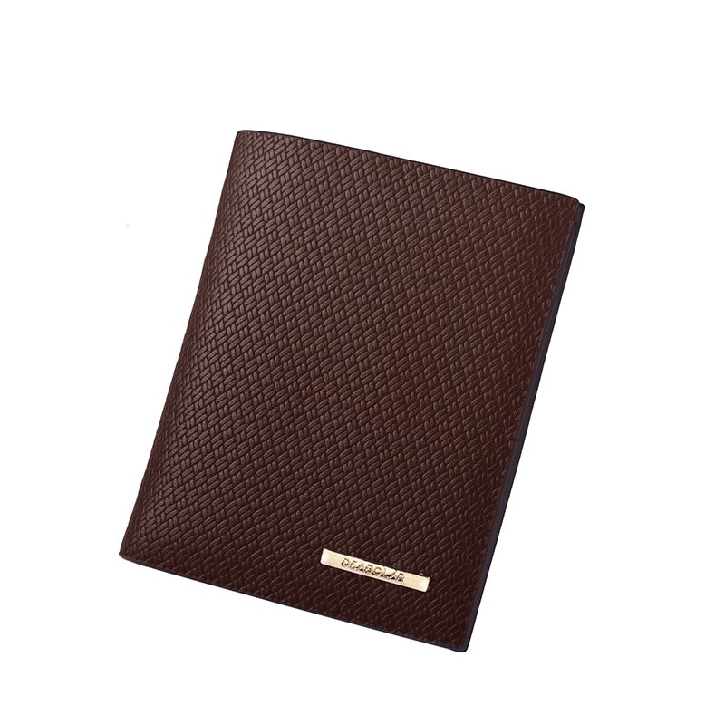 Portefeuille court pour hommes, style, portefeuille de personnalité en relief, double pli horizontal et vertical: JC801-2-COFFEE