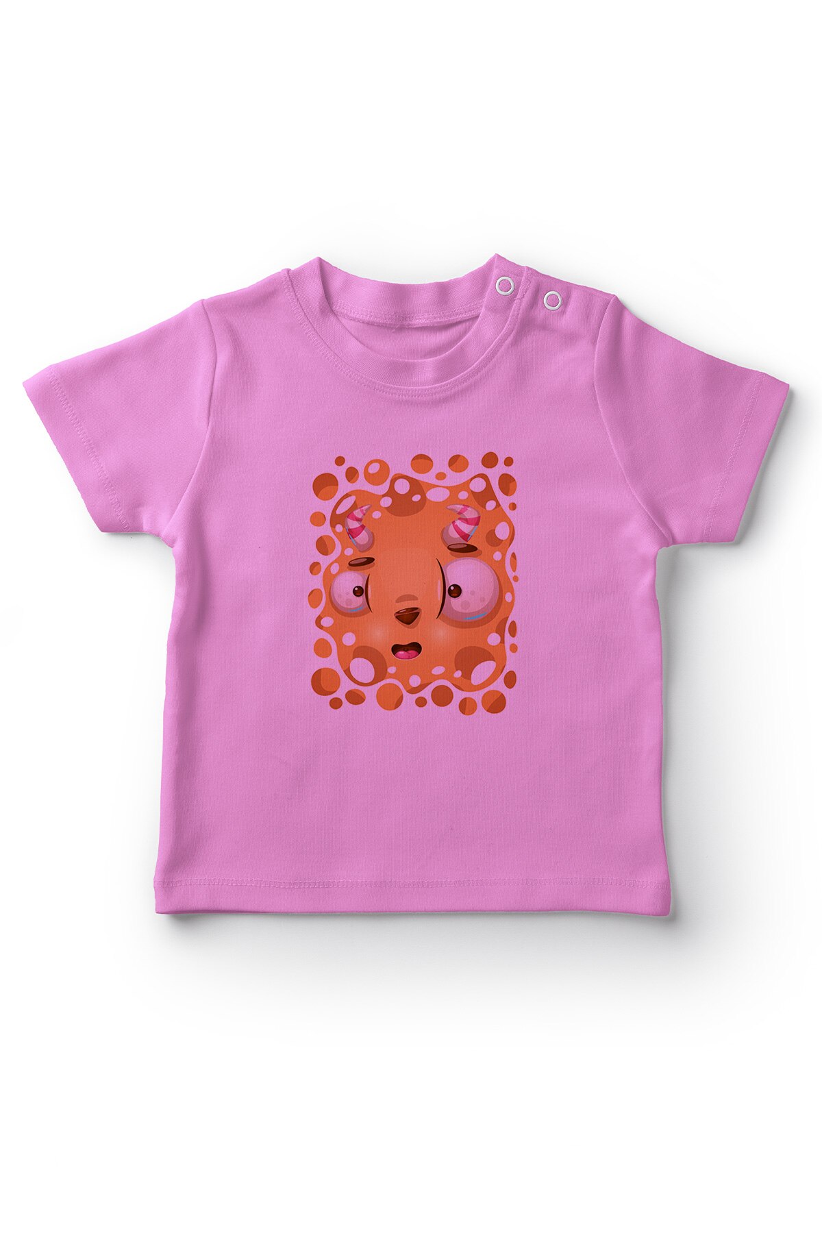 Angemiel Baby Süssigkeit Einhorn Flüssigkeit Monster- Mädchen Baby T-Shirt Rosa