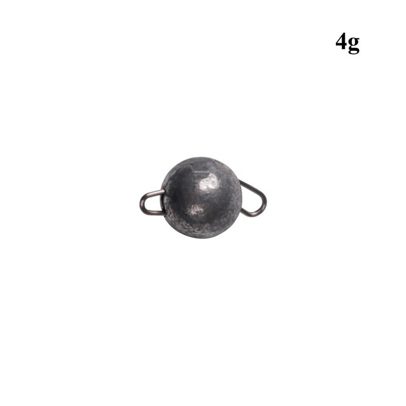 5pcs/Lot Lead Weight With Swivle Cheburashka Sinker Lead Sinker Jig Head Lead Weights 4g 6g 8g 10g 12g 14g 15g 18g Lure: 4g