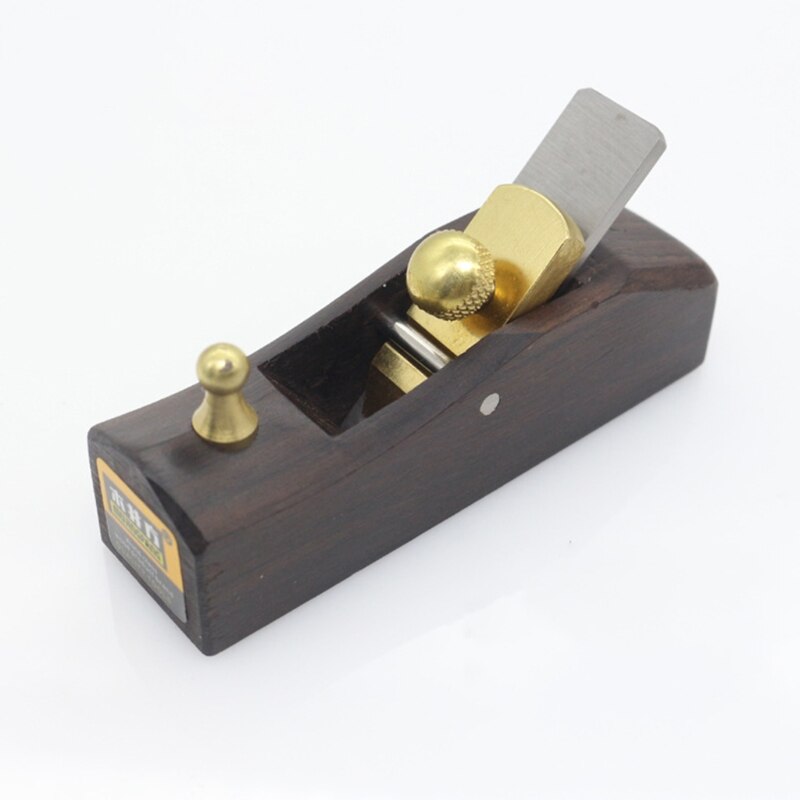 DIY Mini Hand Planer Carpenter Ebony Joiner Woodworking Tools Smooth Flat Planer Y4QC