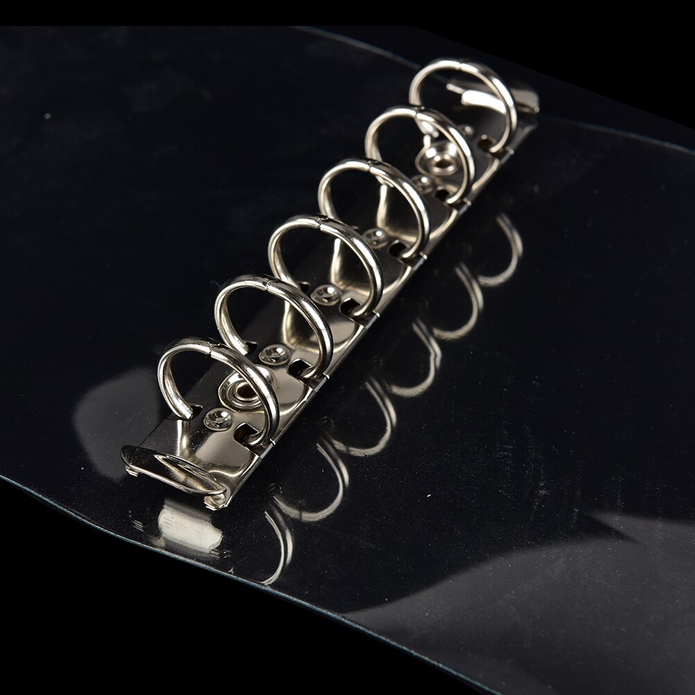 PVC Notebook Accessory Sheet Shell Office School Stationery Transparent Concise 6 Holes Binder Planner Cover A5/A6/A7