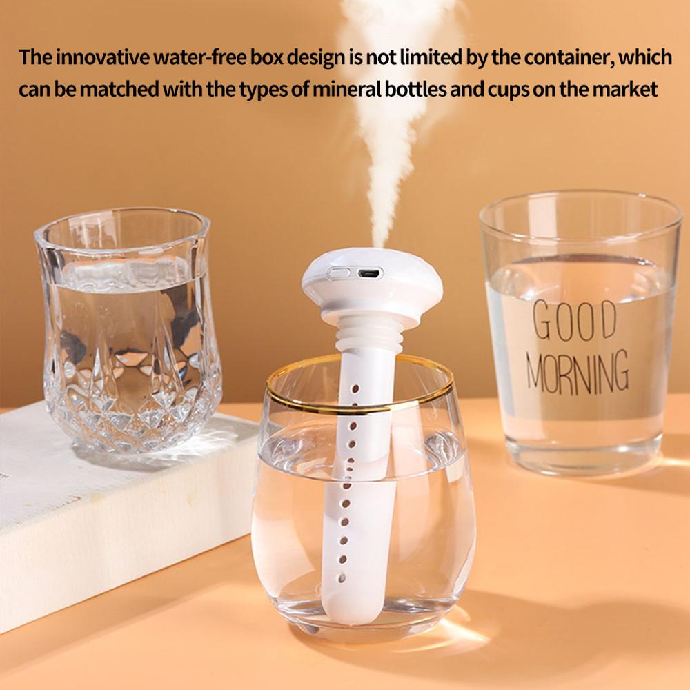 1 Pc Mini Humidifier Portable Air Humidifier Mini USB Powered Atomizer 35ml/h Home Office Room Car Bottle Humidifier