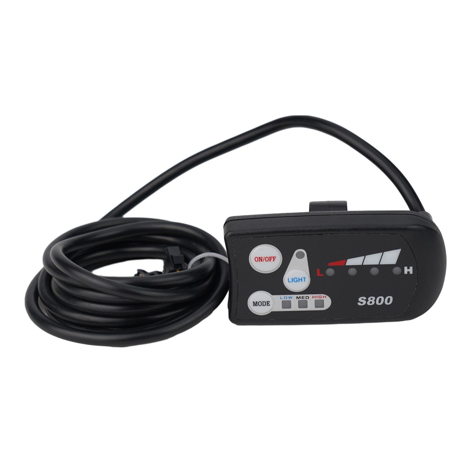 DC 36V 48V Ebike Controller Display Electric Bicycle Display LED Bike Display For Ebike SM With Light Plug Conversion Kit: Default Title