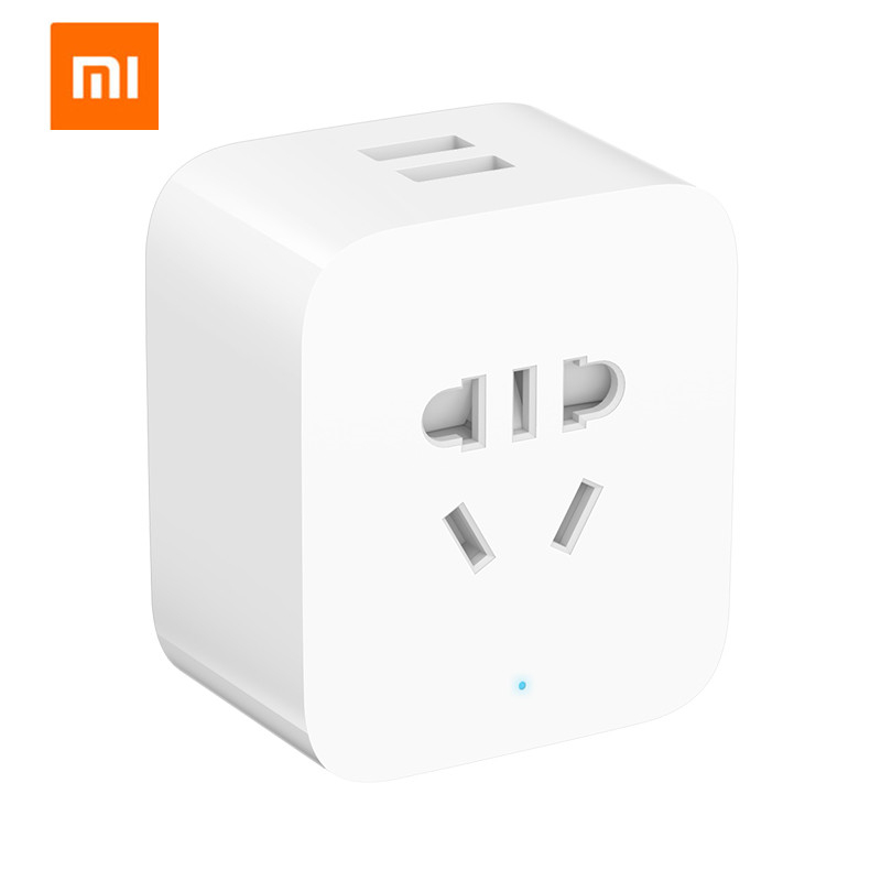 Gateway Edition Xiaomi Mijia Smart Socket hub version Bluetooth Dual USB Smart WIFI Socket Power Adapter Mijia Smart Device