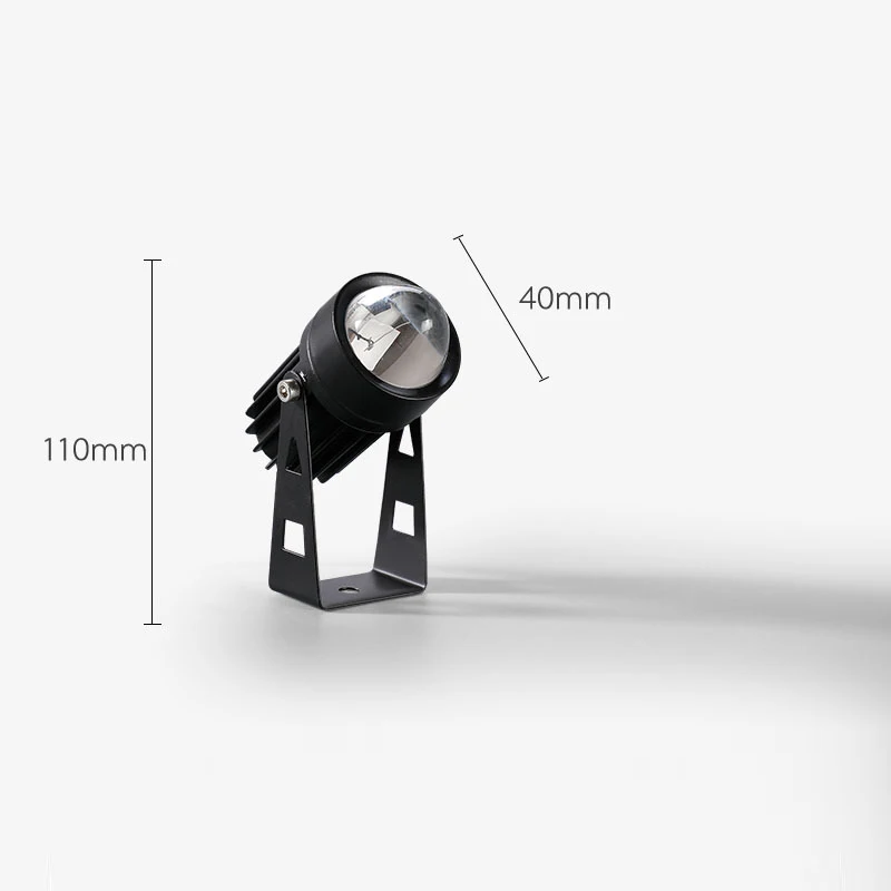 Outdoor IP65 Waterproof LED Wall Spotlights 9W 20W Landscape Lighting AC220V110V Red Green Blue RGB Spotlights a Beam of Light