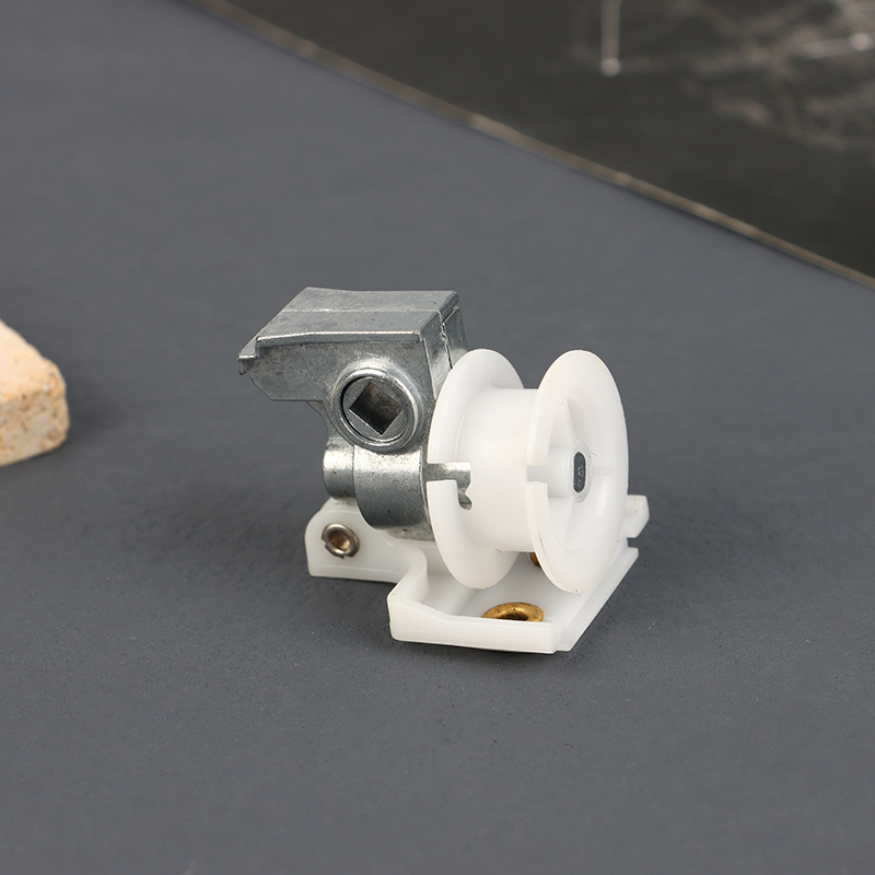 1 Stuks Tilt Mechanisme Voor 50 Mm Of 38 Mm Houten Jaloezieën Hoge Profiel Hoofd Track Blind Accessoires dimmer: WHITE
