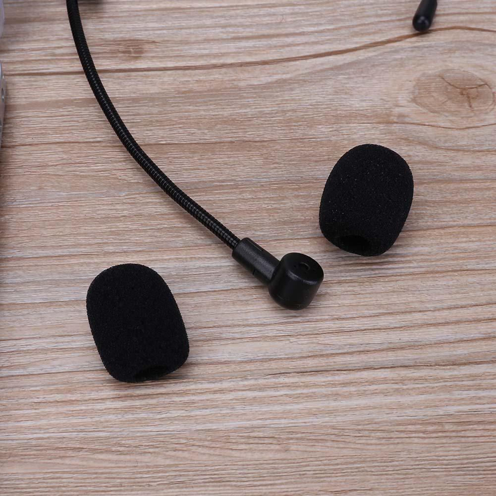 10Pcs 30Mm Zachte Elastische Spons Microfoon Head Cover Voor Headset Mouw Mic