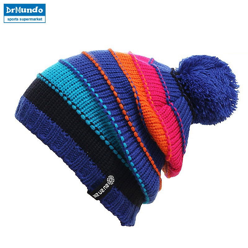 Gorros de Snowboard , lote de gorros de invierno para patinaje, gorros de esquí de punto, gorros y gorros para hombres y mujeres, gorras de Hip Hop