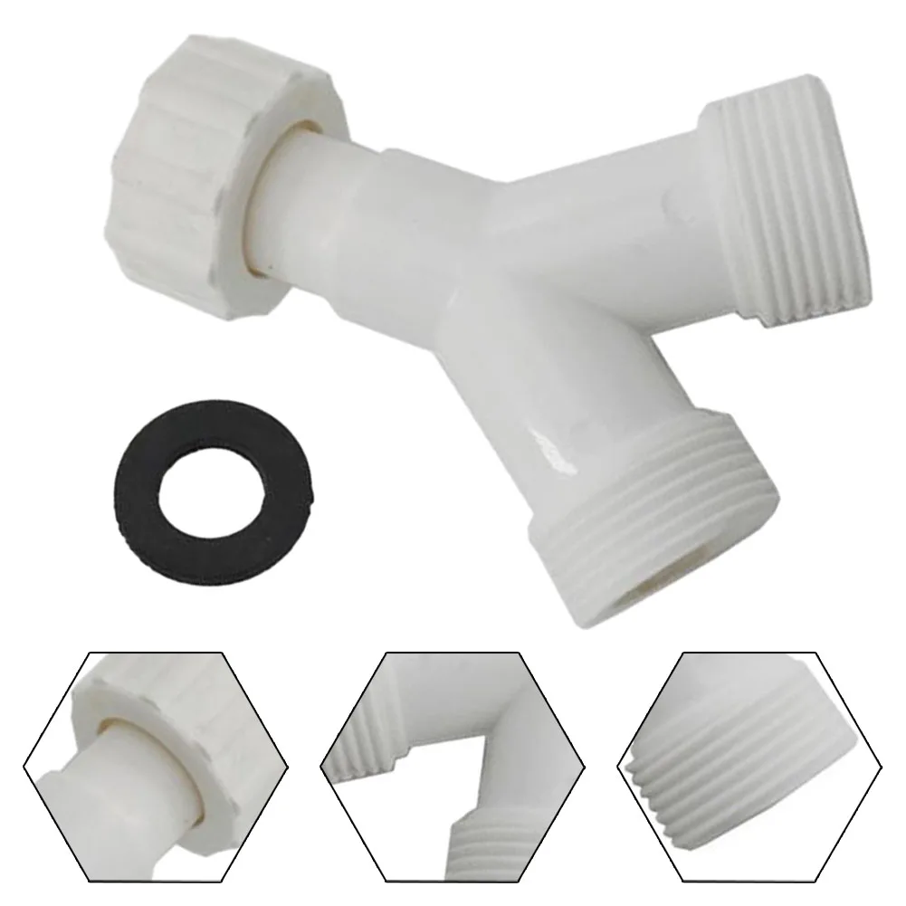 Y-splitter Gezamenlijke adapter Overlooppijp Vaatwasser Wasmachine Dubbele inlaat Afvoerpijp Gootsteenverbinding 6-punts T-stukpakking