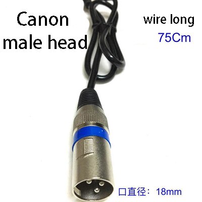Lithium Li-Ion Batterij eBike e-bike Balance Auto Opladen Stopcontact Lader Interface Kabel Draad Connector GX12 T type canon: Canon  male