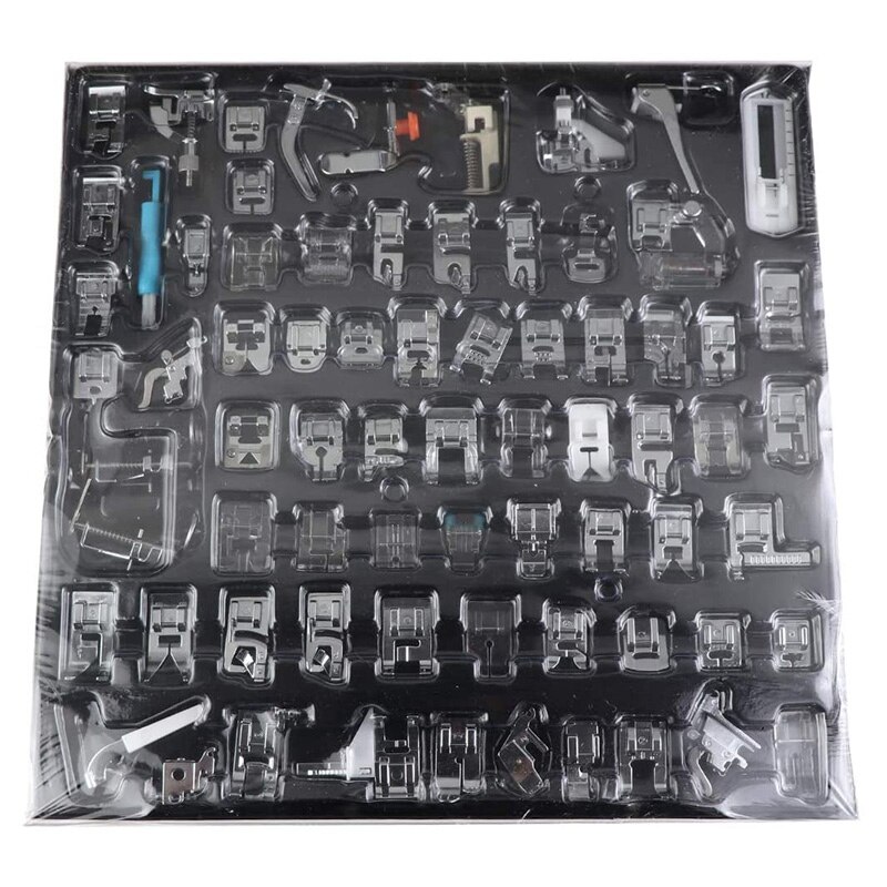 72Pcs Binnenlandse Naaimachine Naaivoeten Voor Brother, Babylock, Singer, Janome Elna, toyota, Home, Eenvoud