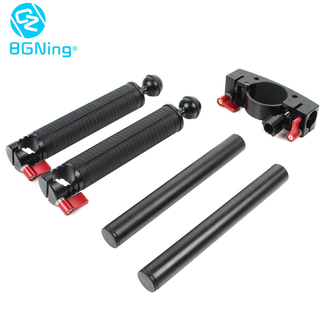 Unique Dual Handheld Grip Gimbal Extended Bracket Camera Stabilizers Metal + 3D Print for Zhiyun For DJl Gimbals 45mm Handle: Extend Bracket Only