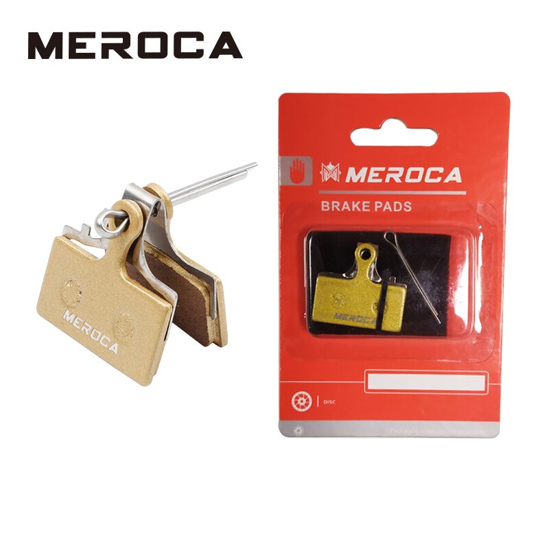 MEROCA-pastillas de freno hidráulico de cuatro pistones para bicicleta de montaña, piezas de Metal con base de cobre, para Saint M810, M820, Zeem640