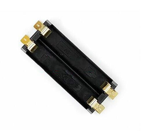 1Pcs/lot 2 AAA Battery Holder SMD SMT Battery Box With Bronze Pins TBH-3A-2A-SMT