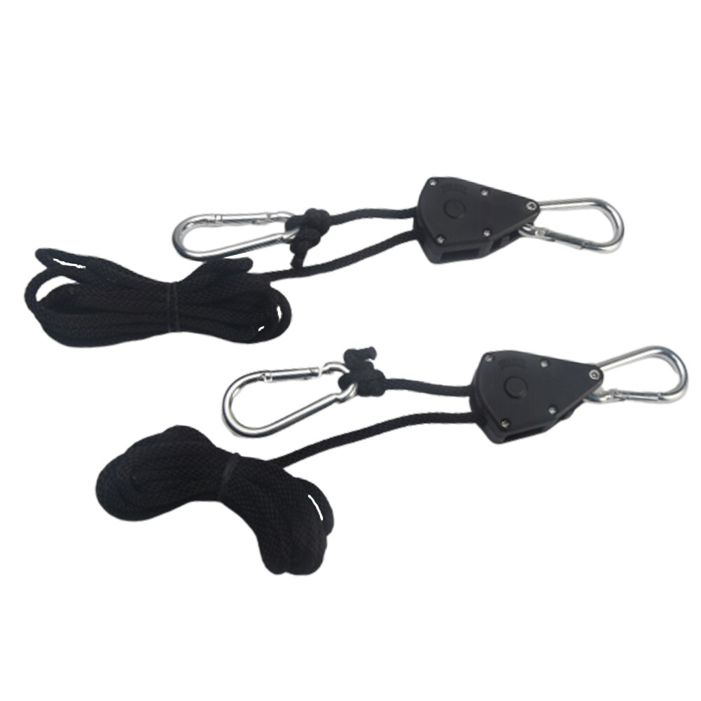 1/8 Gardening Supplies Ratchet Pulley Rope 150lb Capacity Home Led Hanger Light Grow Adjustable Lifting Heavy Duty