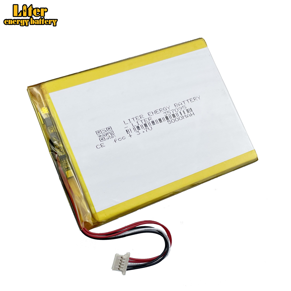 Conector de 5 cables 357095 Batería de la tableta 3.7V 5000mAh para las baterías recargables del multipad de la tableta del niño