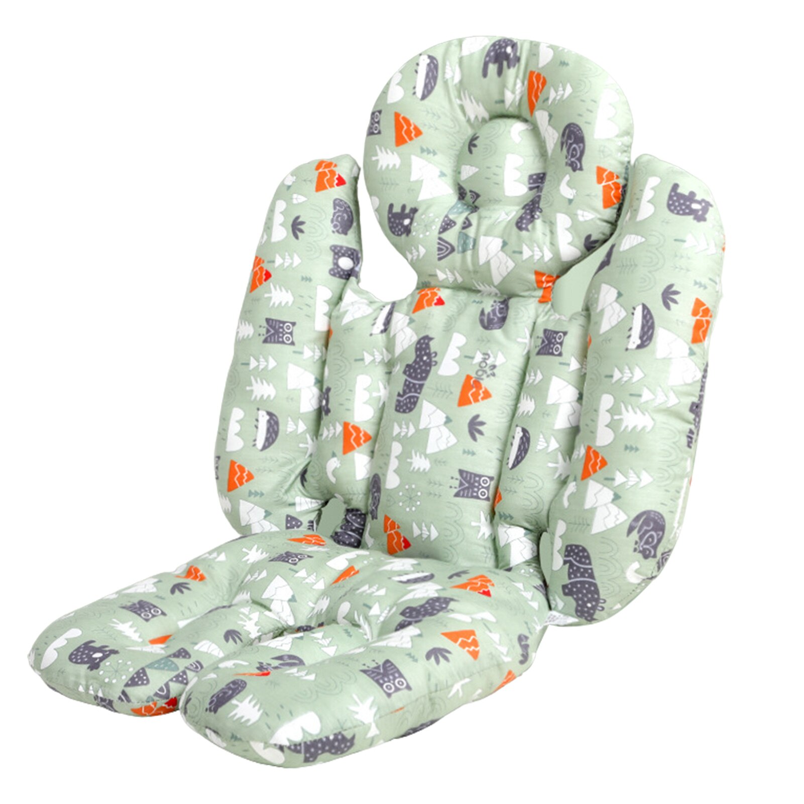 Doublure pour poussette, coussin de siège de voiture pour bébé,tapis en coton pour fauteuil de nourrisson, matelas pour landau, couvre-lit pour enfant, accessoires pour voiturettes,: B