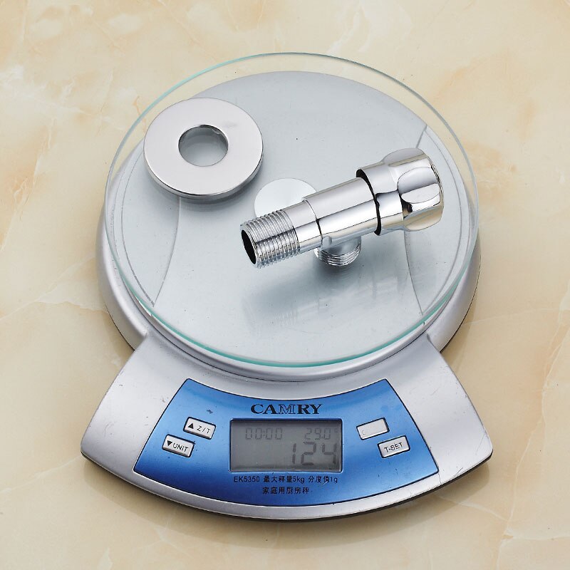 Copper cold and water stop valve triangle valve, Universal bathroom / kitchen filling water valve, Water heater inlet valve