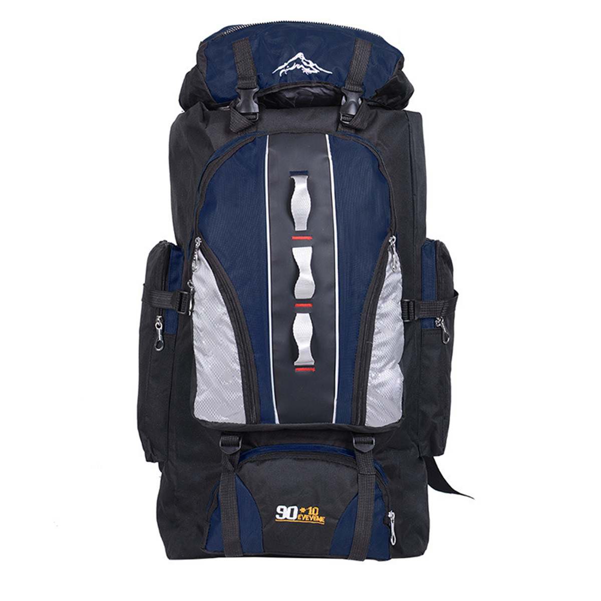 100L Waterdicht Klimmen Rugzak Rugzak Outdoor Sporttas Rugzak Camping Wandelen Rugzak Vrouwen/Mannen Trekking Bag: Deep Blue