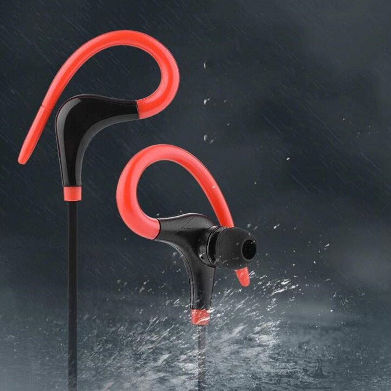 4.1Bluetooth Earphone Earloop Earbuds Stereo Bluetooth Headset Wireless Sport Earpiece Handsfree With Mic For all smart Phones