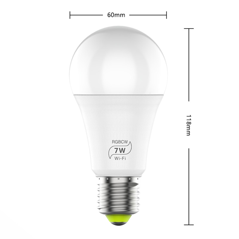 1/2/3/4/5/6/7/8/10 pièces E27 WiFi ampoule intelligente Dimmable multicolore lumières de réveil RGBWW lampe à LED fonctionne avec Alexa Google Home