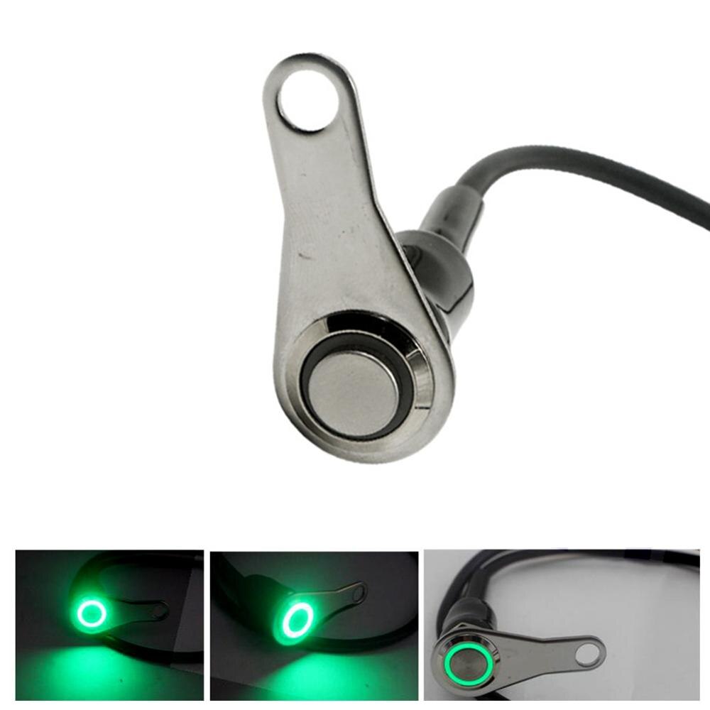 Interrupteur Double Moto étanche 12V 16A - Alliage Aluminium CNC - Pour Guidon 22mm (7/8") - Phares, Spots - Câble 50cm - 2