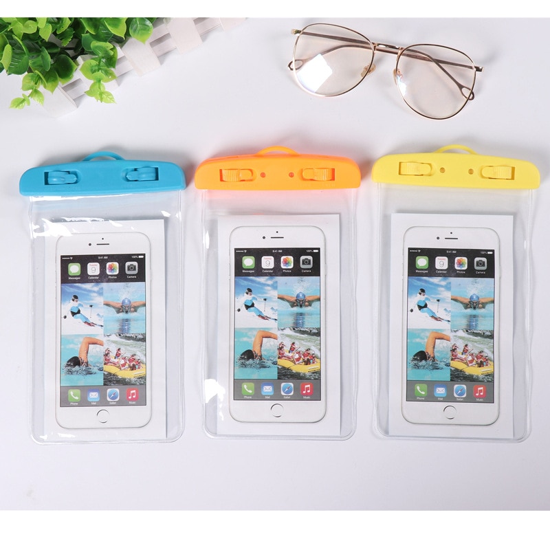 Waterproof Mobile Phone Case For iPhone X Xs Max Xr 8 7 Samsung S9 Clear PVC Sealed Underwater Cell Smart Phone Dry Pouch Cover