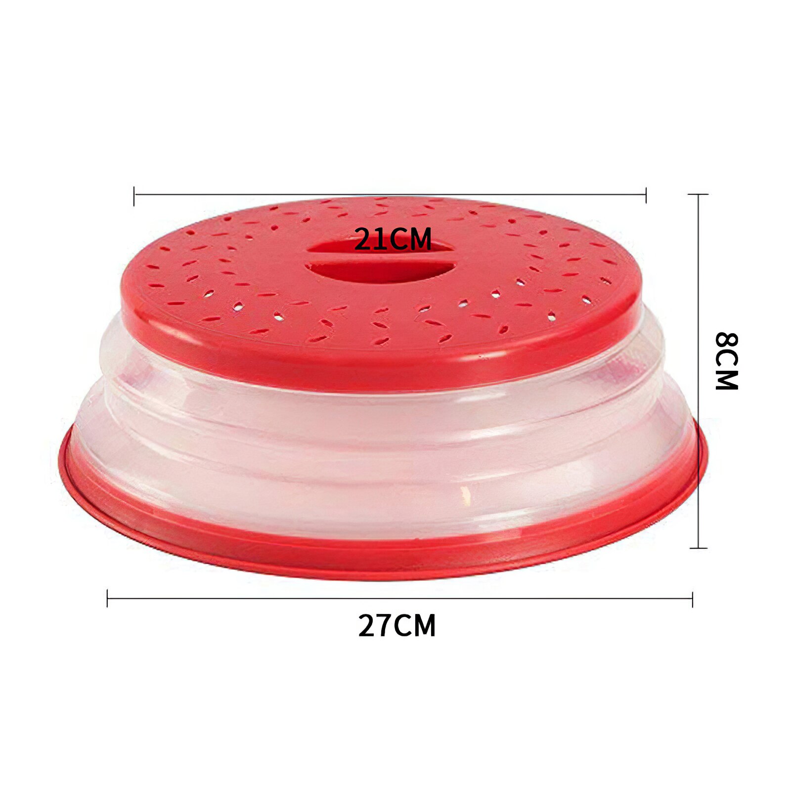 Collapsible Microwave Cover Microwave Splatter Lid Food Cover Splatter Guard Microwave Hover Cover Kitchen Tool for
