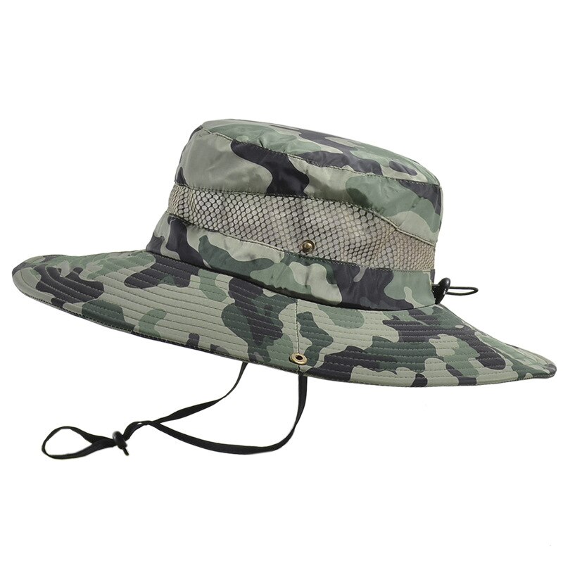 Outdoor Mannen Hoeden Vissen Cap Effen Kleur Brede Rand Anti-Uv Strand Zon Caps Vrouwen Emmer Hoed Zomer Herfst Wandelen Camping: Type 04