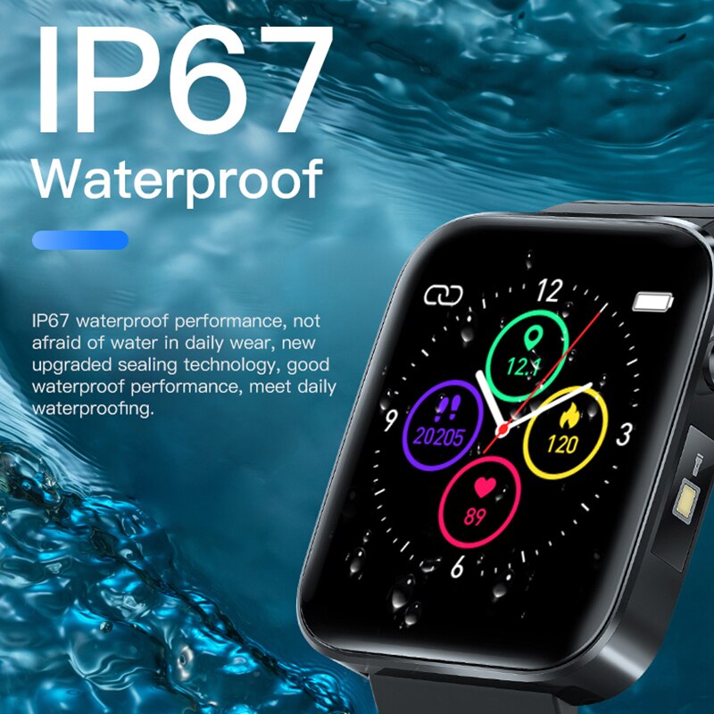 T68 Plus Smartwatch - Body Temp, HR, BP, SpO2 Monitor - for iOS & Android