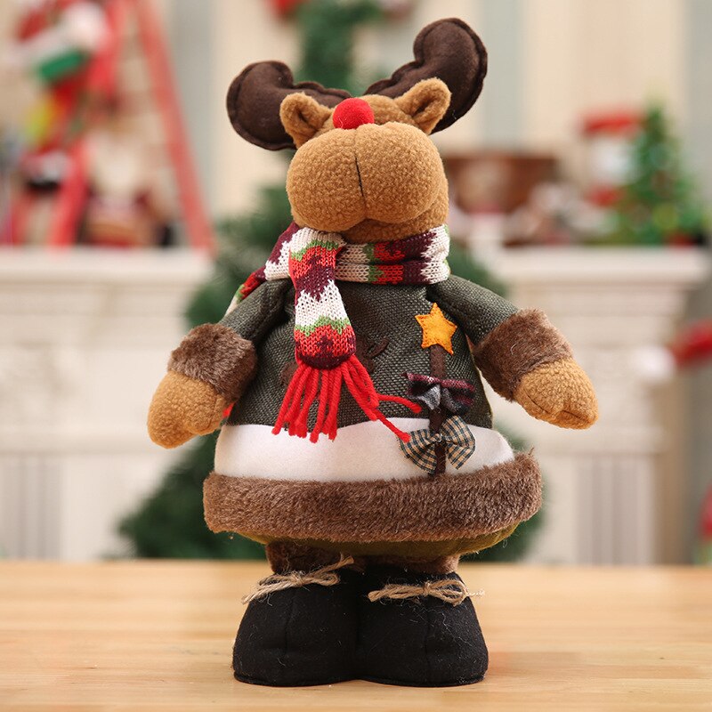 Christmas snowman elk santa decoration hotel shopping mall Christmas decorations: elk