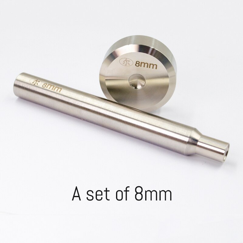 SOZO outils d'installation de rivets en acier inoxydable, solide, tige de Rivet en cuir Impact Base de poinçon d'ongle 6/8/9/10mm