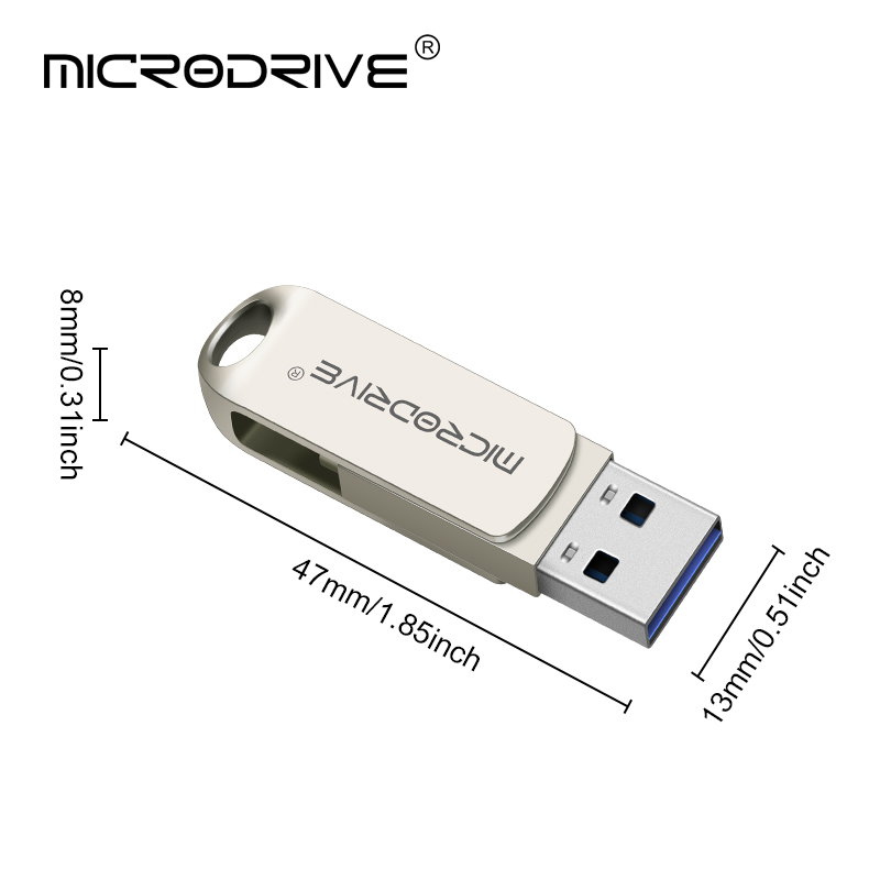 2 in 1 OTG USB 3.0 for Phone Flash Pen Drive Memory Stick flash disk 64GB 128GB 256G 512G Pendrive for Phone/Pad