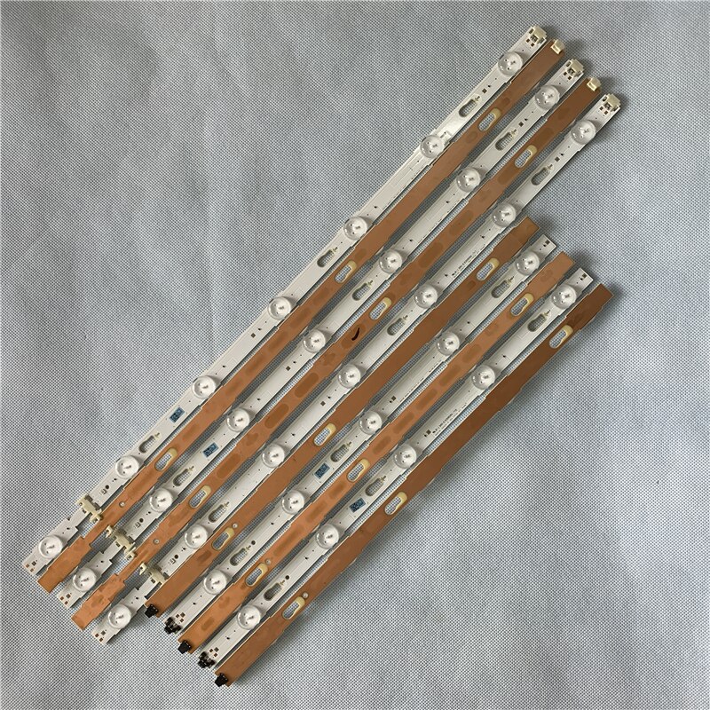 LED Backlight strip 5+7 lamps For Samsung 49 inch TV E306084 MU6100-49INCH-R/L-7/5EA-170724/170713-4*1 Anode tv parts