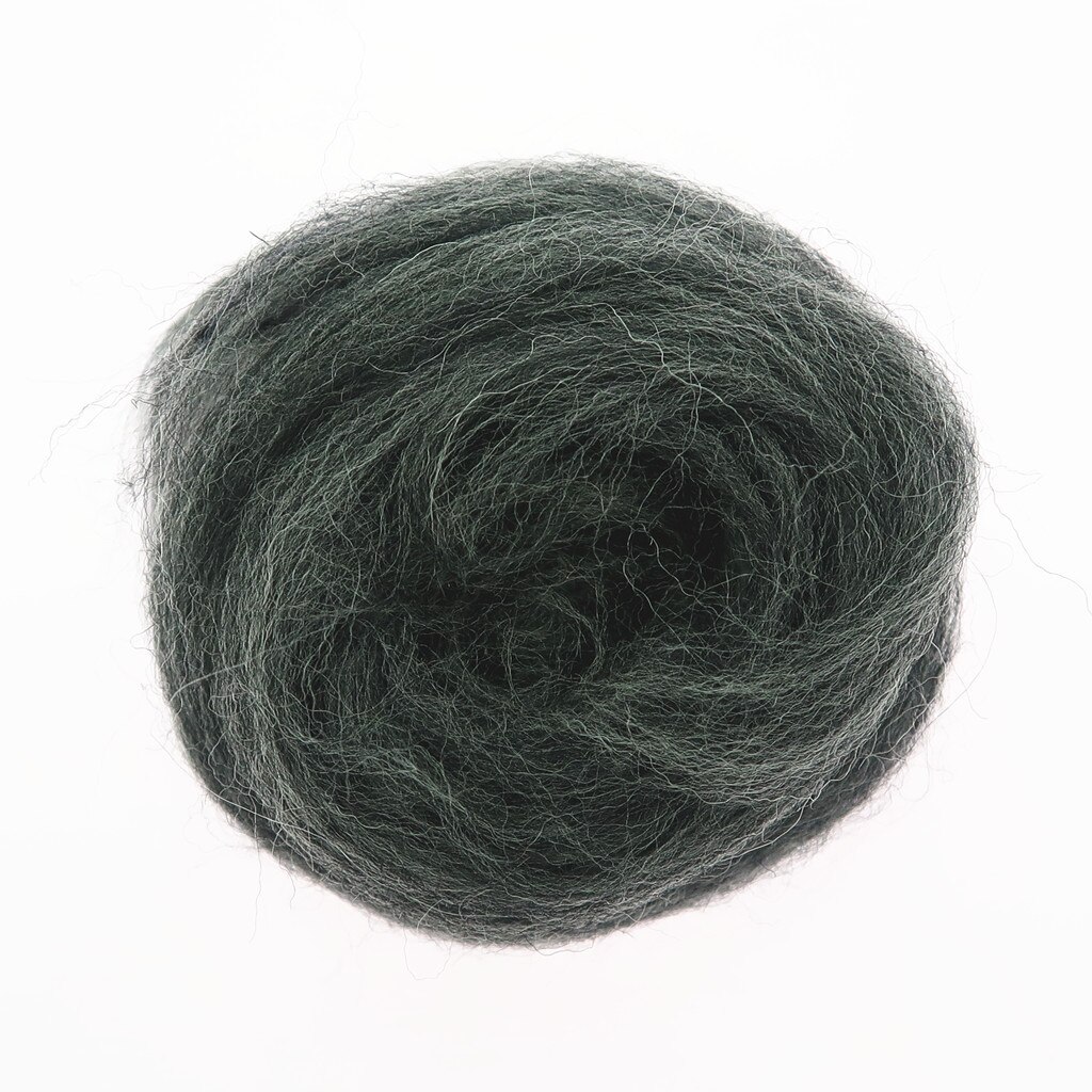 10g Base Colors Series Felting Wool Fibre Flower Animal Wool Roving Needle Handmade Spinning DIY Craft Materials: 48