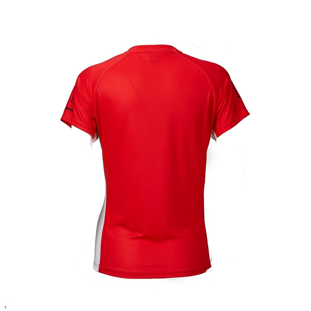 KAWASAKI Quick Dry Badminton Shirts for Ladies Short Sleeve V Neck Tennis T-Shirt Women Sport Clothing Sportswear ST-R2206