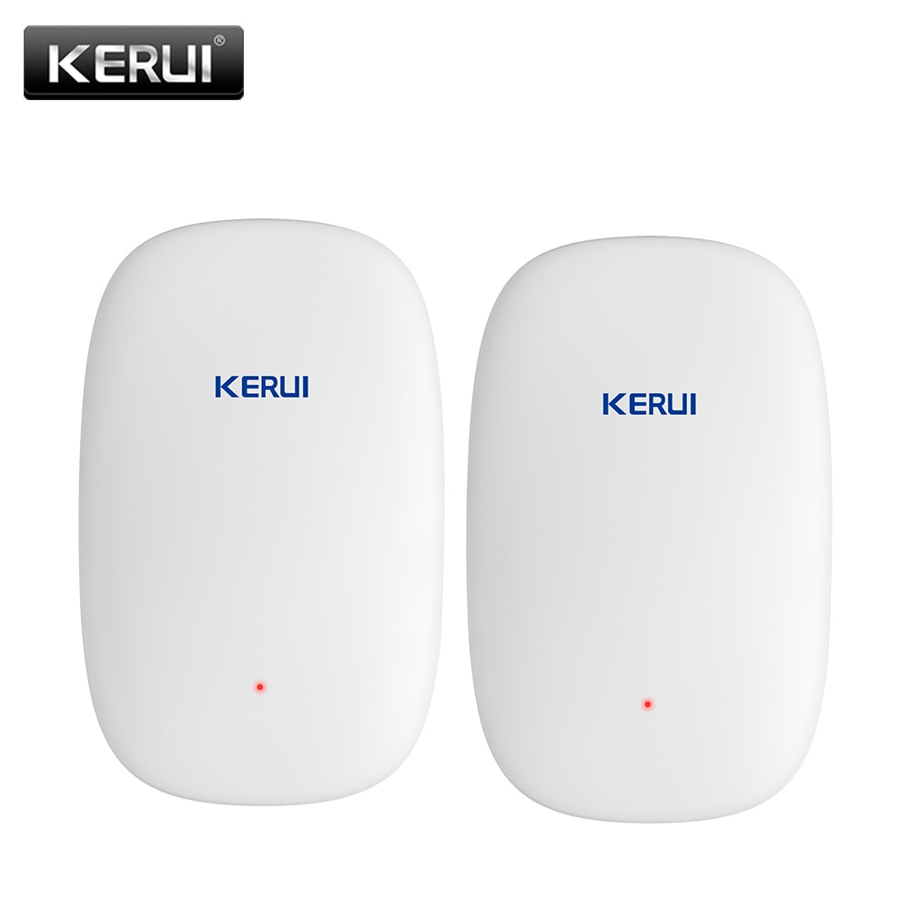 KERUI-Detector de vibración inalámbrico para puerta y ventana, sistema de alarma de seguridad antirrobo, 2 piezas Z31, Sensor de choque para G18 W181 W204 K52