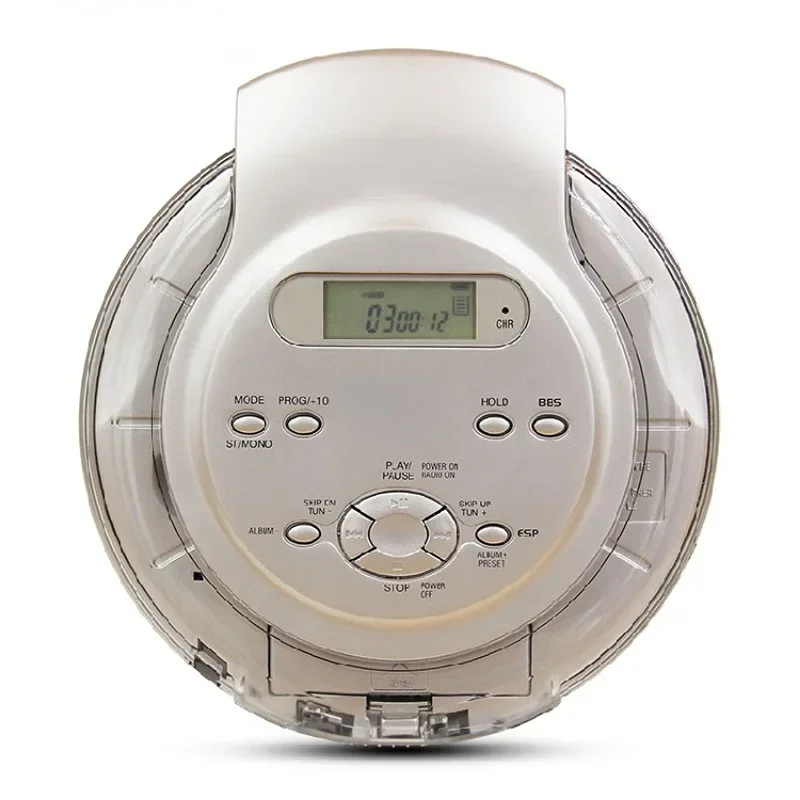 Der tragbare tragbare CD-Player unterstützt die englische CD-Wiedergabe
