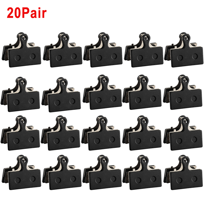Plaquettes de frein semi-métalliques pour vélo de route VTT, Shimano XT, M8000, M785, XTR, M9000, M9020, M987, M988, M985, SLX, M7000, M675, 8 paires, 10 paires, 20 paires: YELLOW