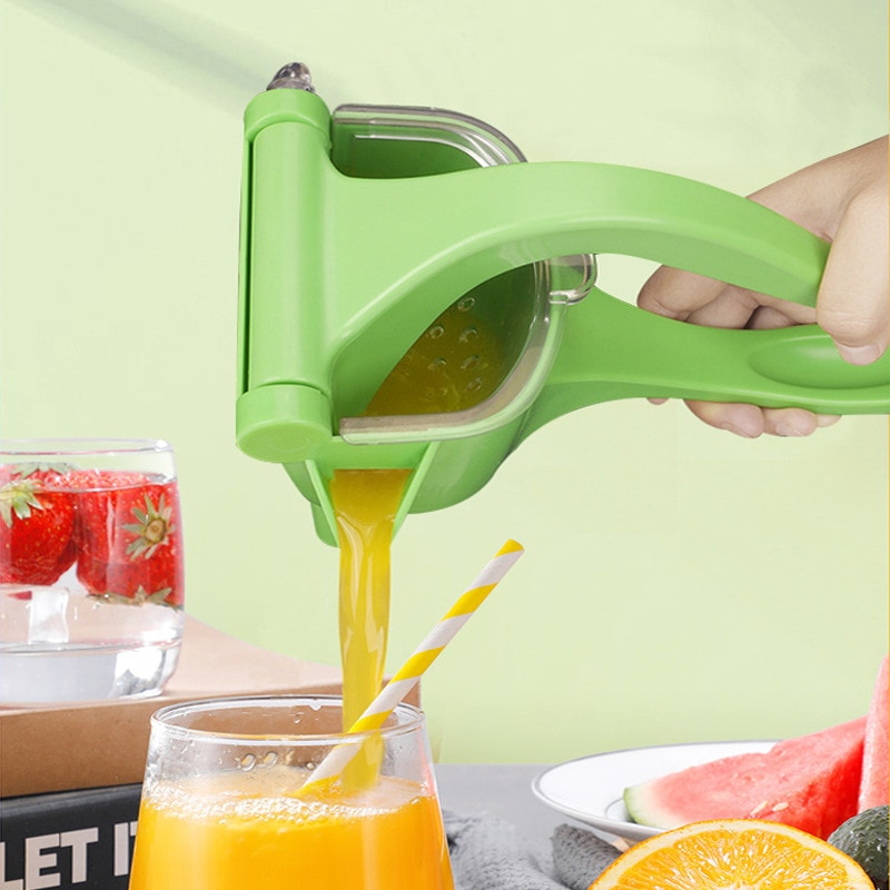 Manuel juicepresser plast håndtryk appelsin granatæble citron sukkerrør klip frugtpresseværktøj køkkentilbehør