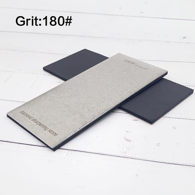 diamond stone sharpening sheet Diamond sahrpening stone kitchen knife sharpener Apex edge EVA base Non-slip sharpener: 180 Grit